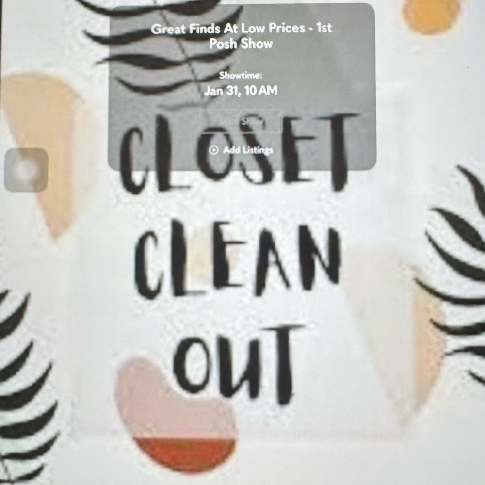 Closet Clean Out‎ - 1st Show